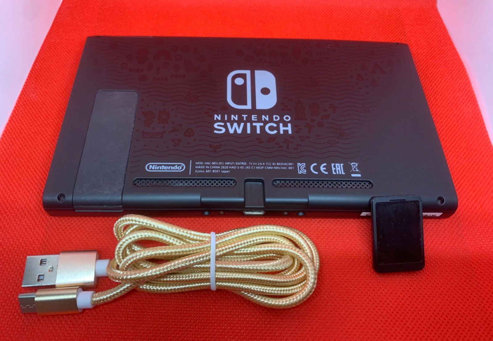 Nintendo Switch本体◯どうぶつの森◯ソフト1本+充電コード○不具合なし○