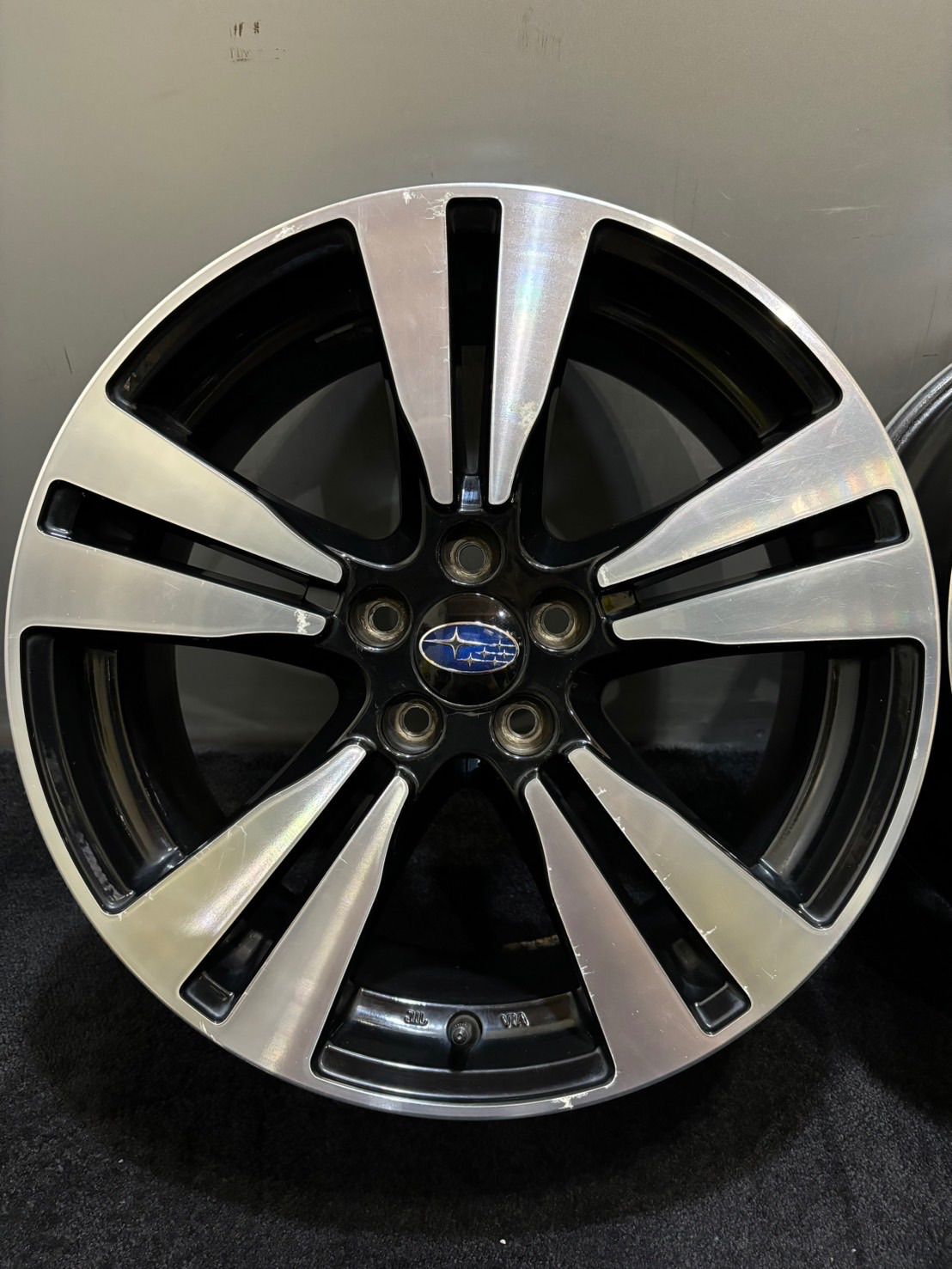 スバル XV 純正 17×7J+48 PCD 100-5H ハブ径約60mm 225/