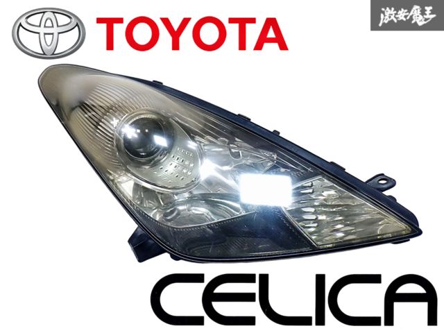 トヨタ 純正 ZZT230 ZZT231 セリカ 後期 HID キセノン ヘッドライト レンズ 右 右側 運転席側 KOITO 20-432 刻印ア 棚R-1