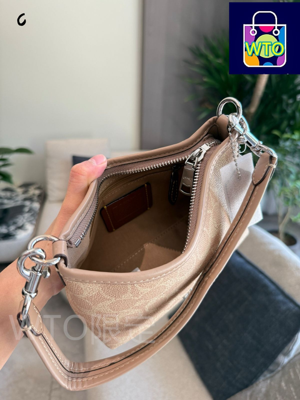 希少　COACH オールドコーチ ミニチュア ホーボーバッグ Mini Hobo 今日特価】Coach Mini Hobo Bag - コーチ ミニ ホーボーバッグ