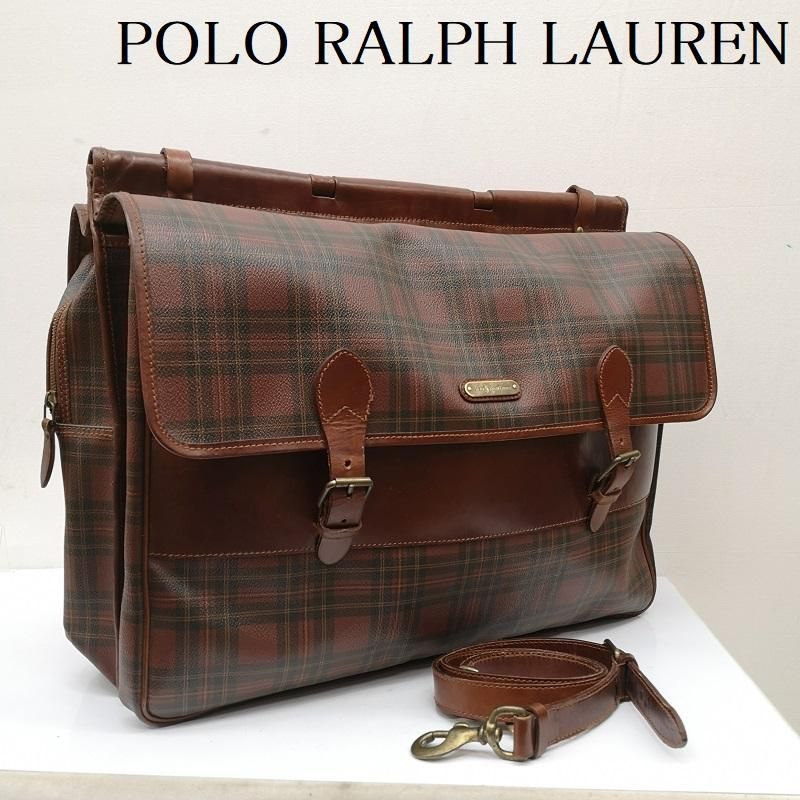 【希少】ラルフローレン ヴィンテージ ショルダーバッグ メッセンジャーバッグ POLO RALPH LAUREN ポロラルフローレン ショルダーバッグ PVC
