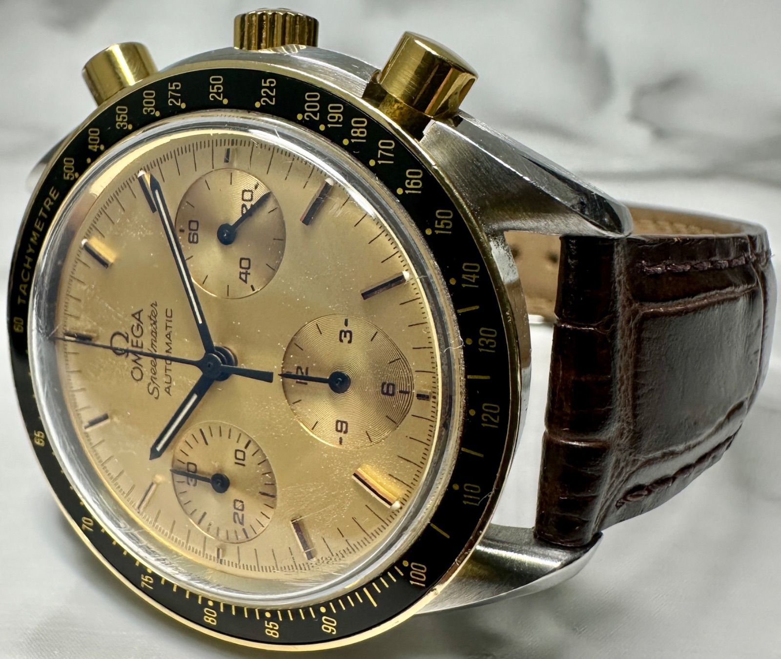 OMEGA オメガ スピードマスター 3310.10 クロノグラフ 金製YG