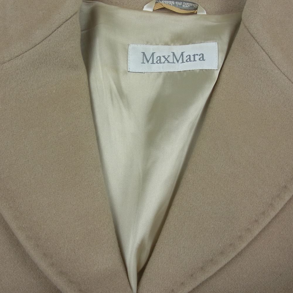 MAX MARA マックスマーラ ヴァージンウール ロング コート 40【中古
