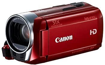 【】Canon デジタルビデオカメラ iVIS HF R31 レッド 光学32倍ズーム フルフラットタッチパネル IVISHFR31RD
