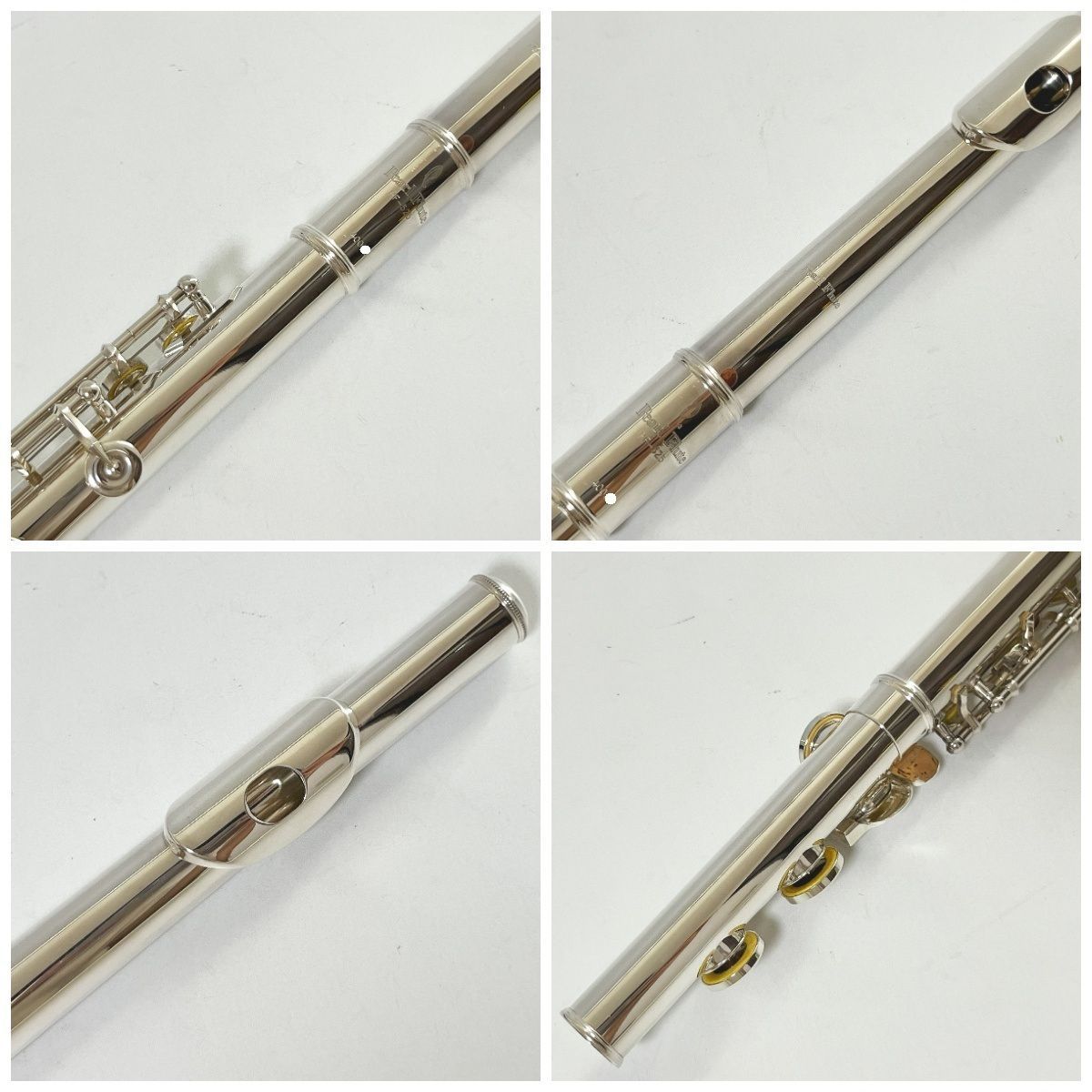 美品！Pearl Flute フルート PF-525 銀製 ケース付 動作OK Quantz PF-525 | パール楽器製造株式会社｜Pearl Flute