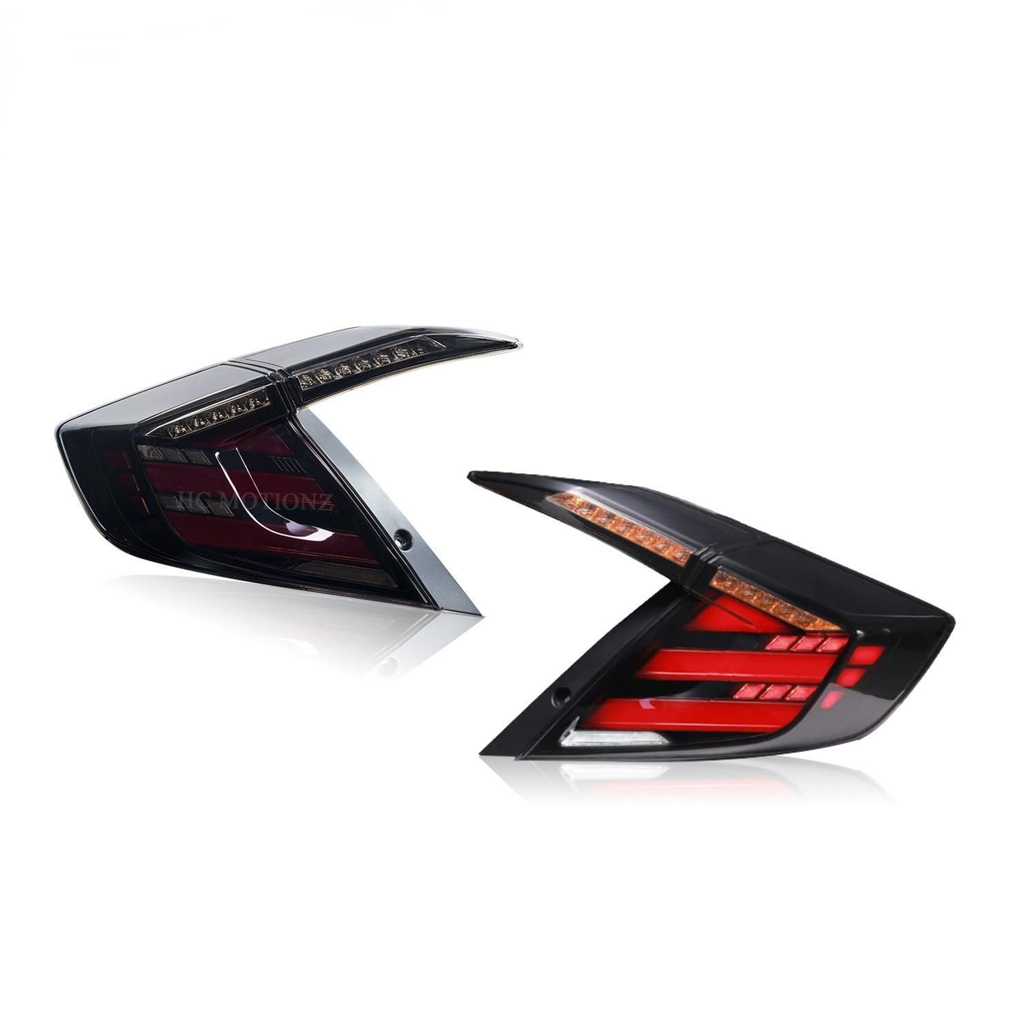 ホンダシビックCivic 16-21モデルLEDフォグランプ流光ターンシグナルテールライトアセンブリ 9.23 FFCRYSTALESIA_COM