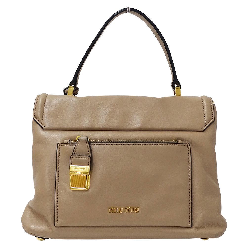 ミュウミュウ MIUMIU バッグ レディース ブランド ハンドバッグ
