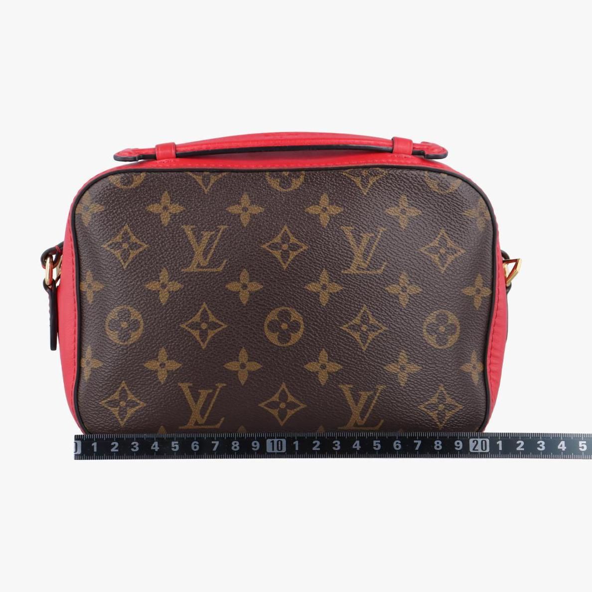 ルイヴィトン Louis Vuitton トートバッグ レディース サントンジュ モノグラム/ブラウン系Xレッド モノグラムキャンバス×カーフレザー  M43556 CA3178 - メルカリ