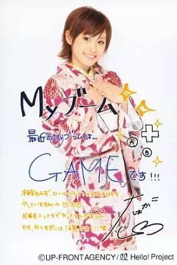 中古】生写真(ハロプロ) モーニング娘。/高橋愛/膝上・衣装ピンク・花