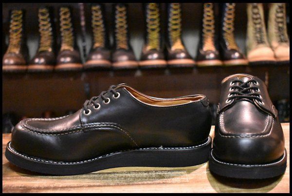 7.5D 美品】レッドウィング 8106 オックスフォード 黒