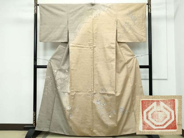 平和屋着物○石川県指定無形文化財 牛首紬 白山工房 手織り 訪問