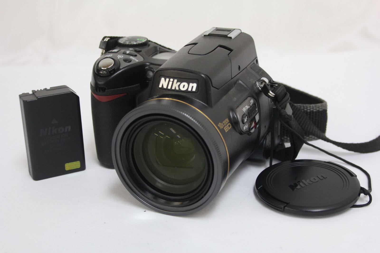 品質は非常に良い Coolpix Nikon ニコン 返品保証】 E8800 バッテリー付き 10x VR デジタルカメラ
