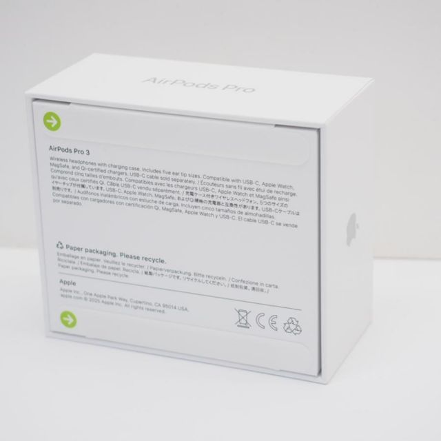 アップル Apple Air Pods Pro 3 MFHP4J A ワイヤレスイヤホン ∴WK1993
