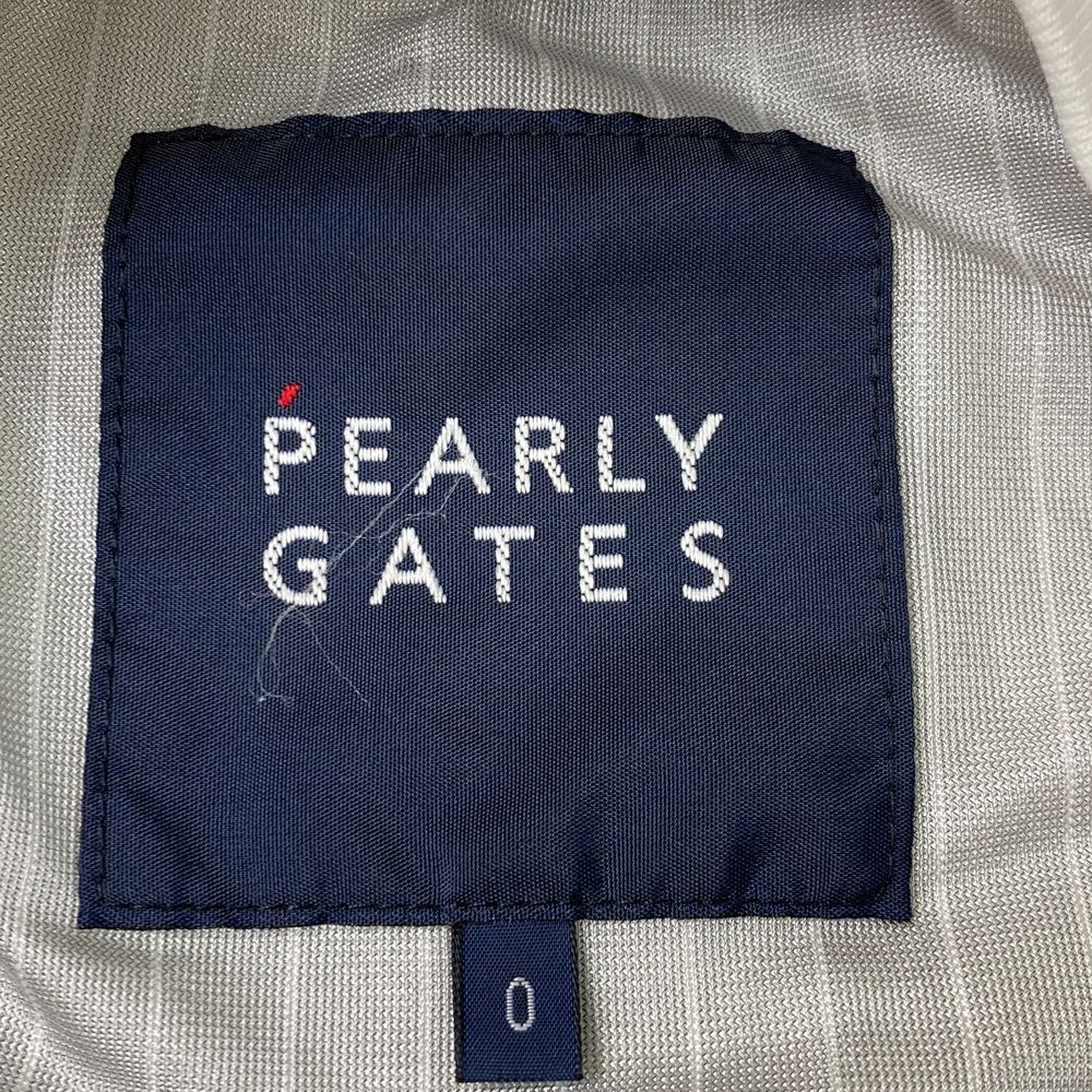 サイズ：0 PEARLY GATES パーリーゲイツ  ジャケット  ホワイト系 [240101455543] ゴルフウェア レディース ストスト PEARLY GATES パーリーゲイツ ジャケット ホワイト系 0 ゴルフ