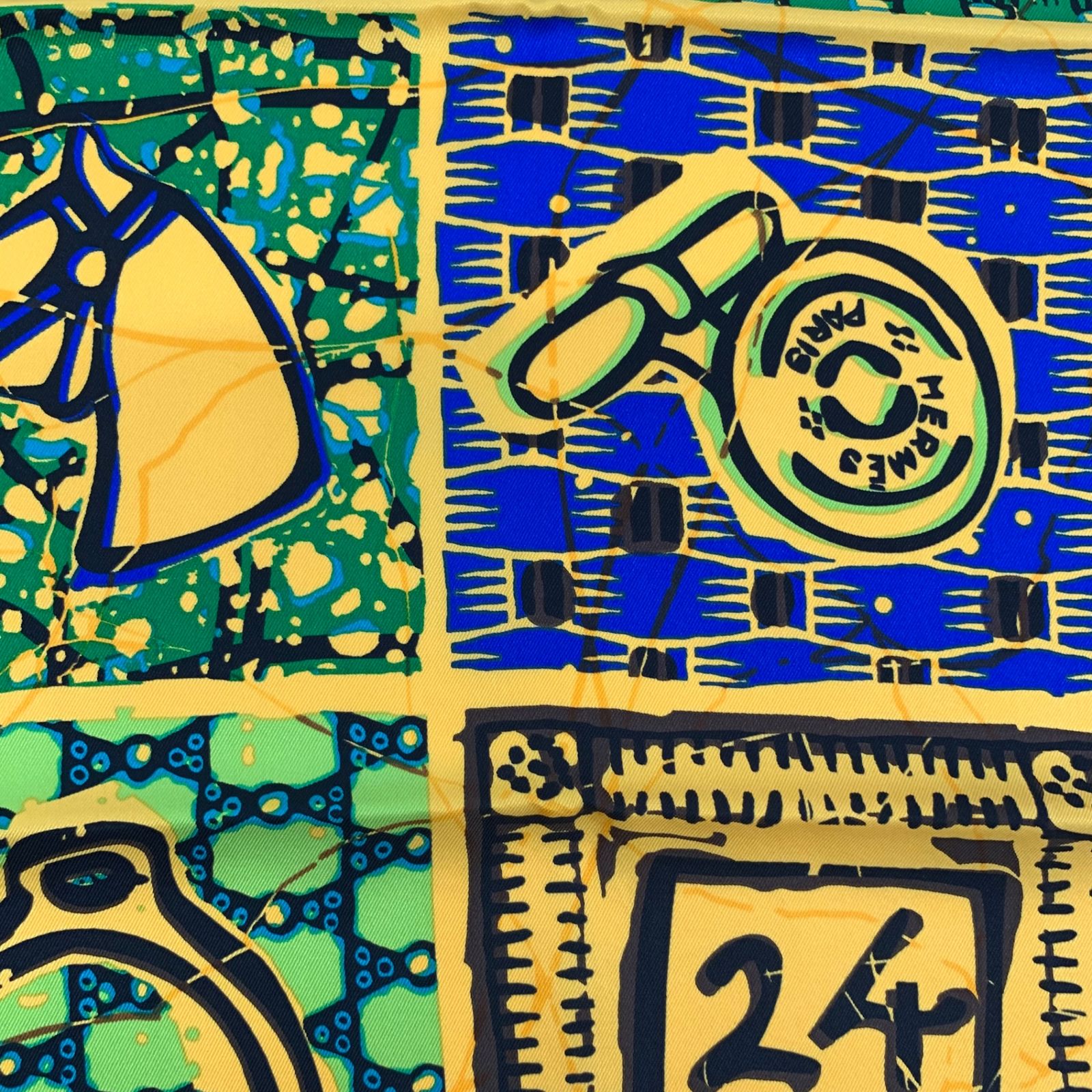 未使用級 希少 HERMES エルメス スカーフ カレ70 ブーブーH Le Boubou