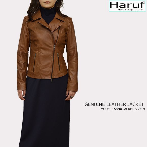 送料無料】レザージャケット レディース 本革 ライダースジャケット