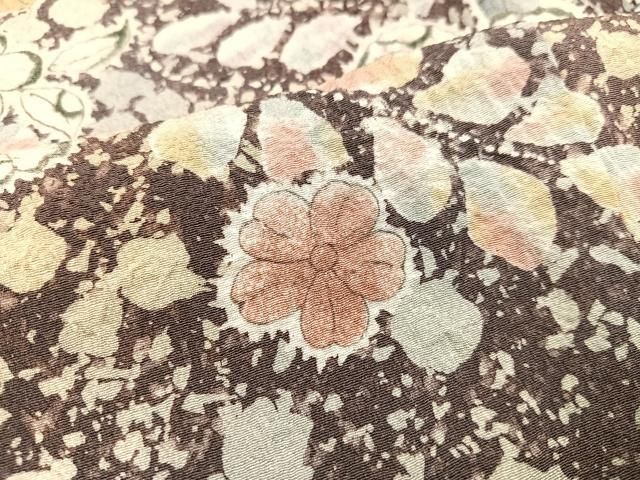 平和屋着物○訪問着 辻が花 絞り 暈し染め 正絹 逸品 AAAW0017ph