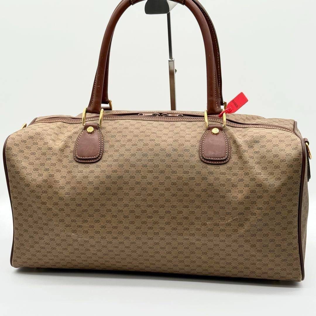 良品】GUCCI ボストンバッグ トラベルバッグ ヴィンテージ ブラウン