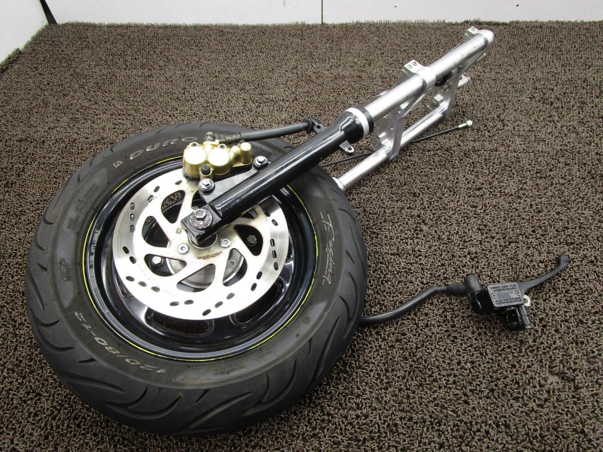 エイプ50 ASSY ディスク化 フロントホイール ディスク □R824 AC16 ホンダ AC16E Ape キャブ車 フロントフォーク トップブリッジ