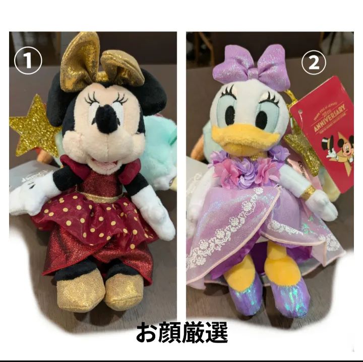 ★DISNEY STORE　 新品タグ付　お顔厳選　 ２点　サンタクロース ☆DISNEY STORE 新品タグ付 お顔厳選 2点 サンタクロース
