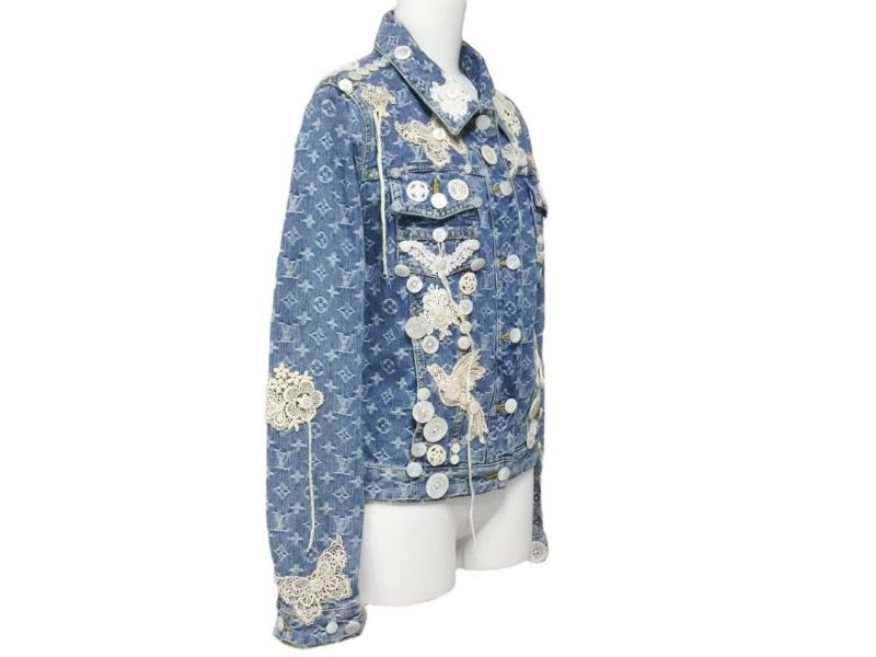 レア品 ヴィンテージ ルイヴィトン 七分袖 ミニマル ジャケット34 レア