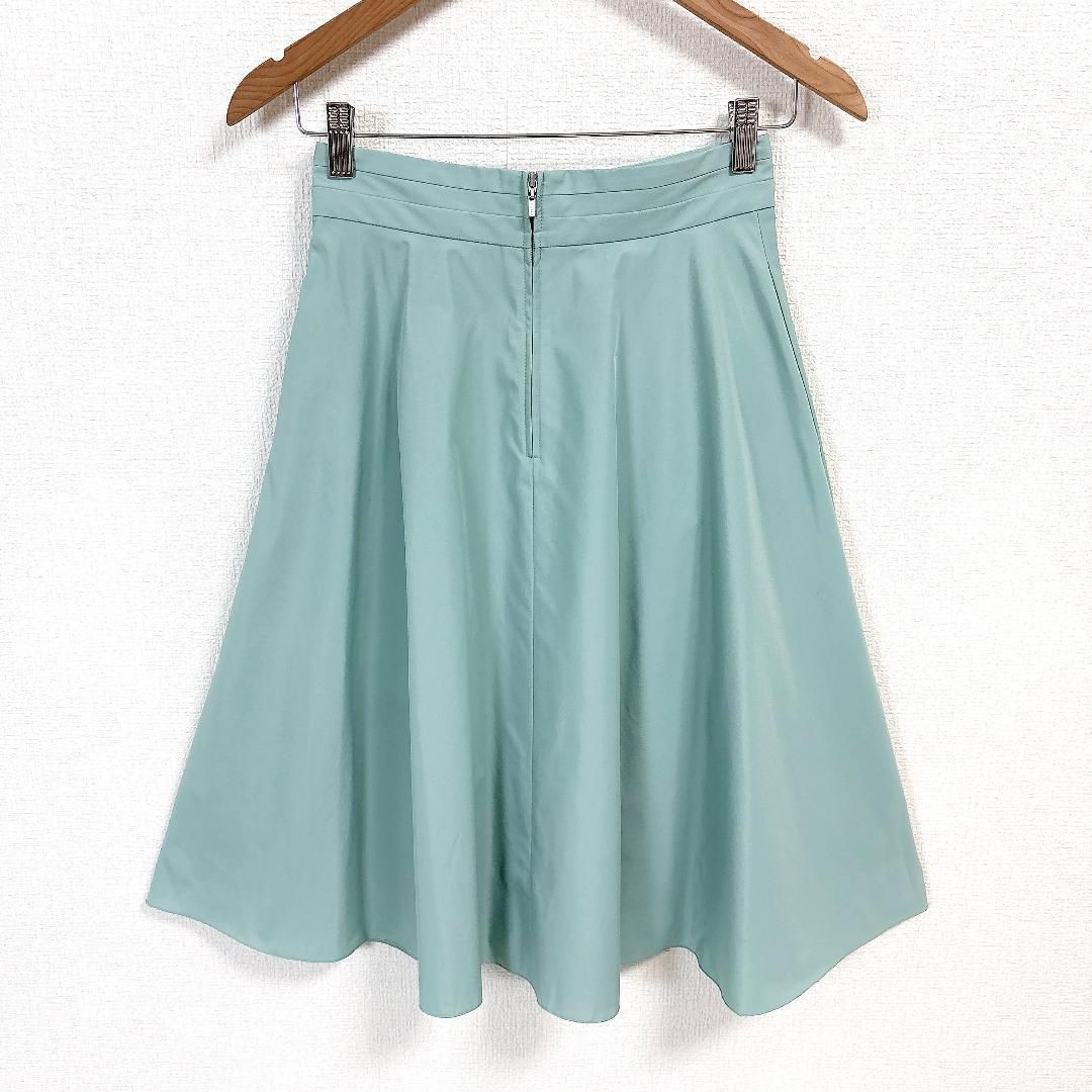 FOXEY NEW YORK フ スカート ポリ 38 ミントグリーン