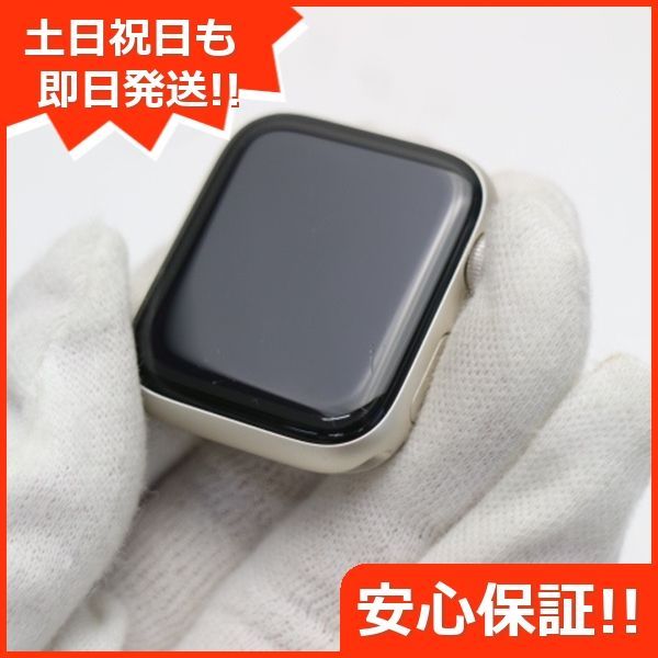 超美品 Apple Watch SE（第2世代） 40mm GPS スターライト スマホ 土日 ...