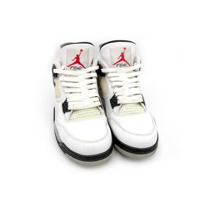 ナイキ NIKE □ 【 AIR JORDAN 4 RETRO WHITE CEMENT 840606 192 】 エア ジョーダン 4 レトロ  ホワイト セメント スニーカー f22014 - メルカリ