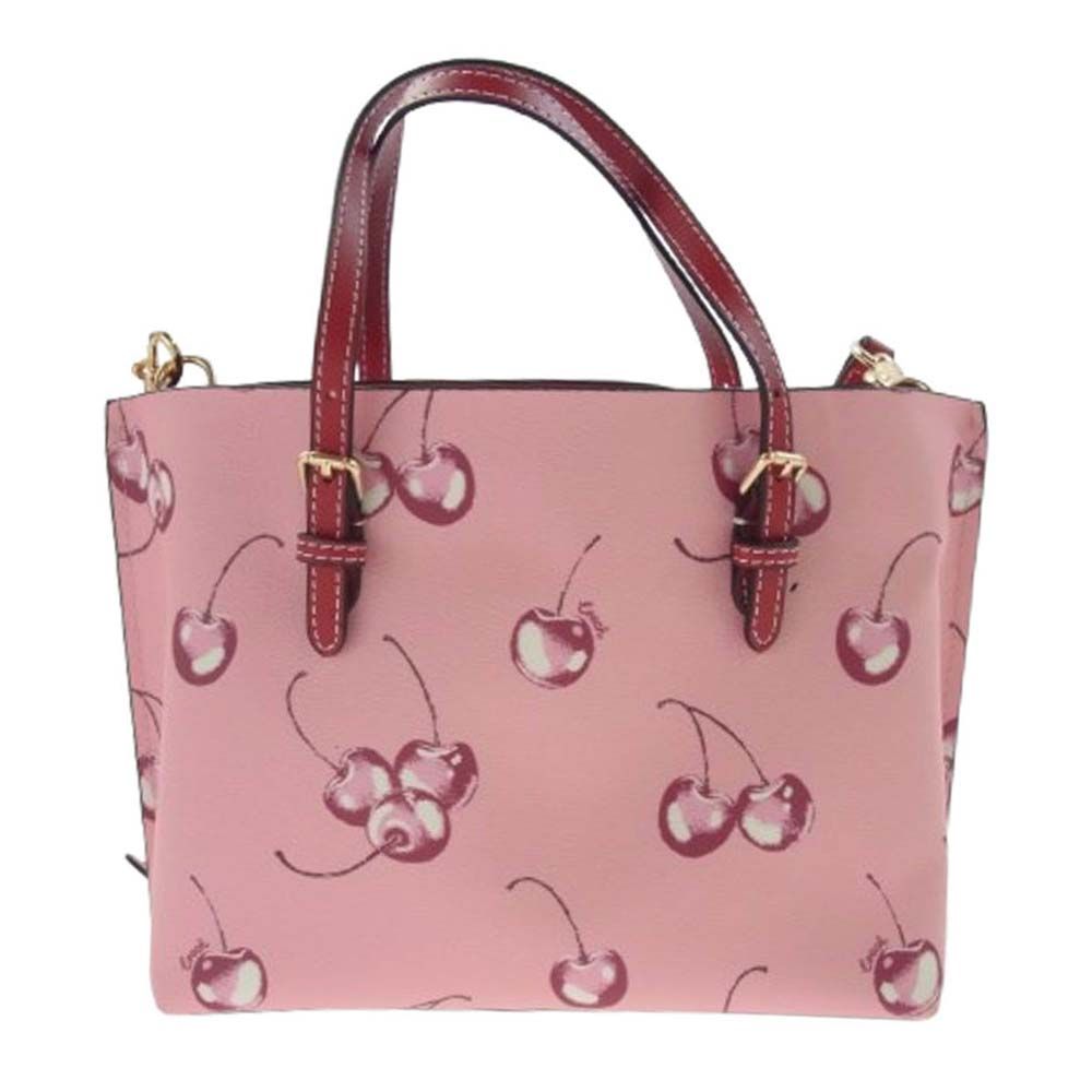 COACH コーチ CR293 モリー トート 25・チェリー プリント バッグ【美