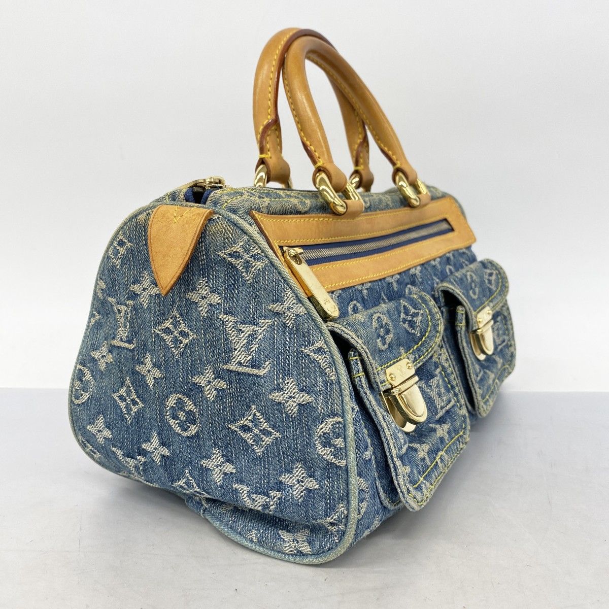 5dc4420】ルイヴィトン ハンドバッグ モノグラム・デニム ネオ
