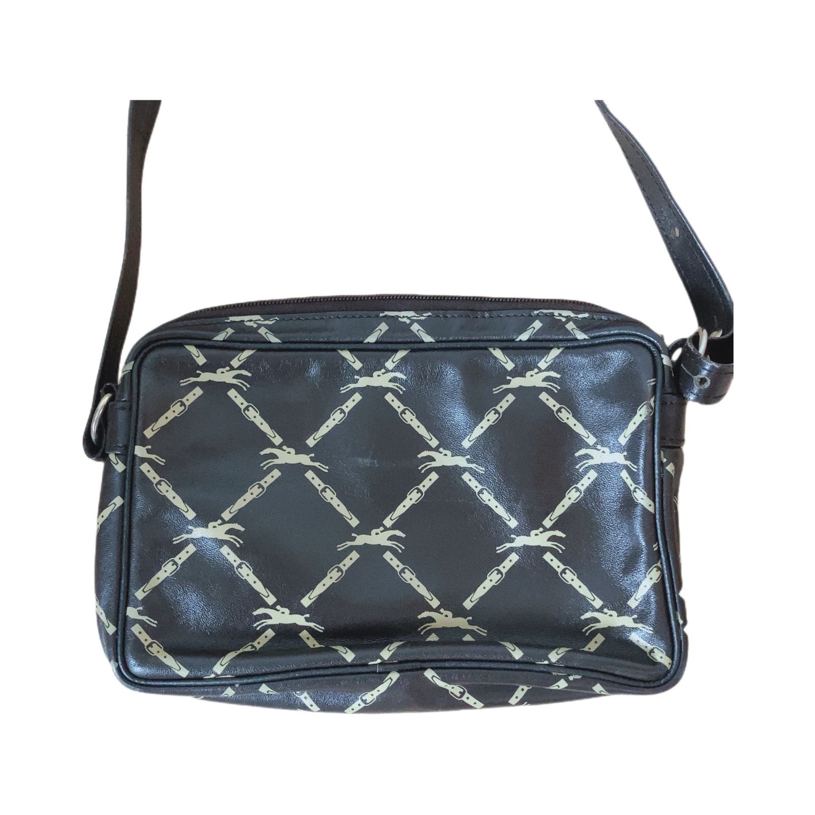 超レア！ビンテージショルダーバッグ　ロンシャン 総柄 90s ビンテージ LONGCHAMP ロンシャン ショルダー バック - メルカリ