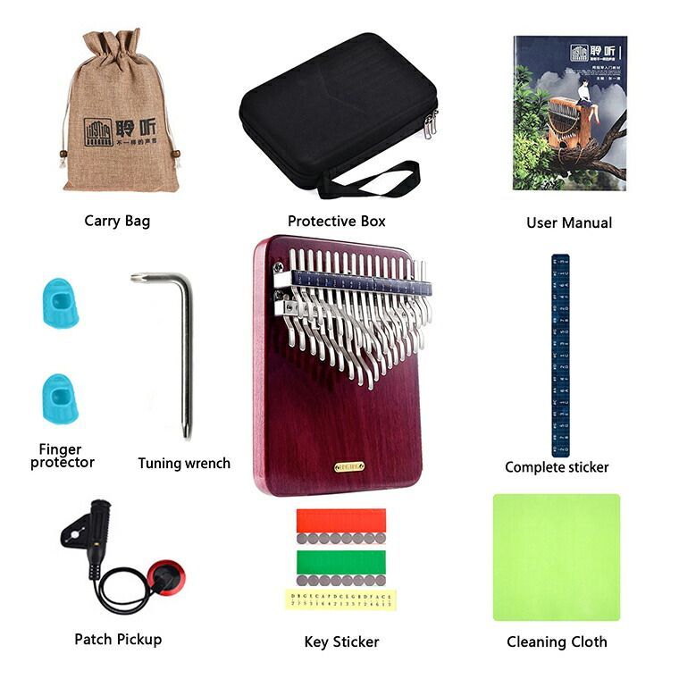 カリンバ 2段カリンバ 親指弾くピアノ 音楽 楽器 手軽に楽しめる  