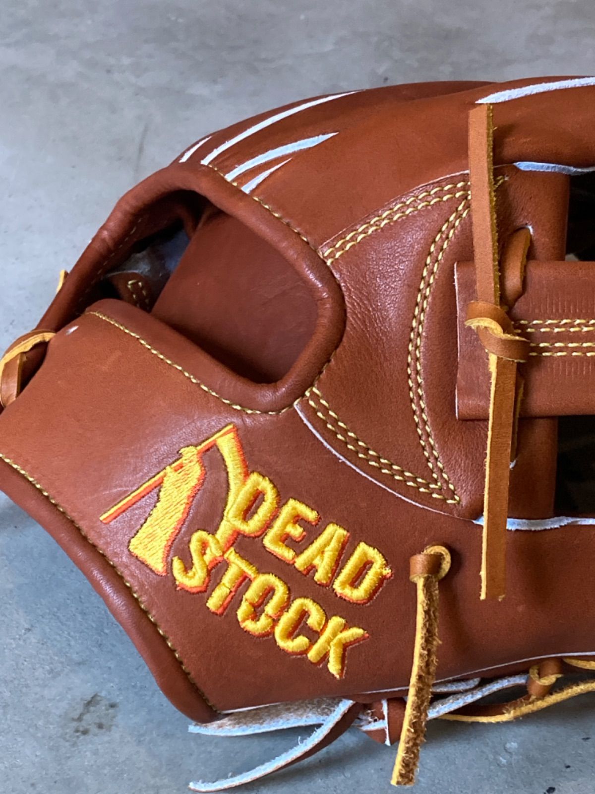 DEAD STOCK】硬式用グローブ 型番：DS-MK6S チョコ 内野手用