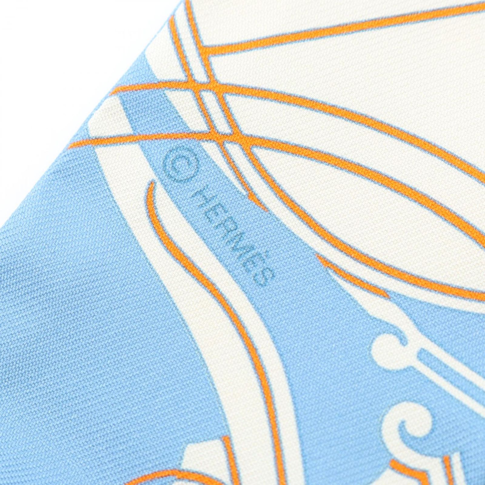 エルメス HERMES スカーフ ツイリー EX-LIBRIS シルク
