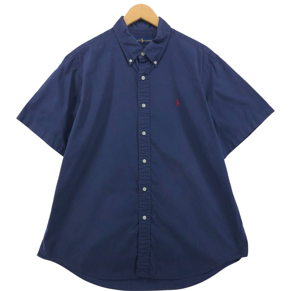 古着 ラルフローレン Ralph Lauren 半袖 ボタンダウンシャツ メンズL相当 /eaa557881 Ralph Lauren - 古着 ラルフローレン Ralph Lauren 半袖 ボタンダウン