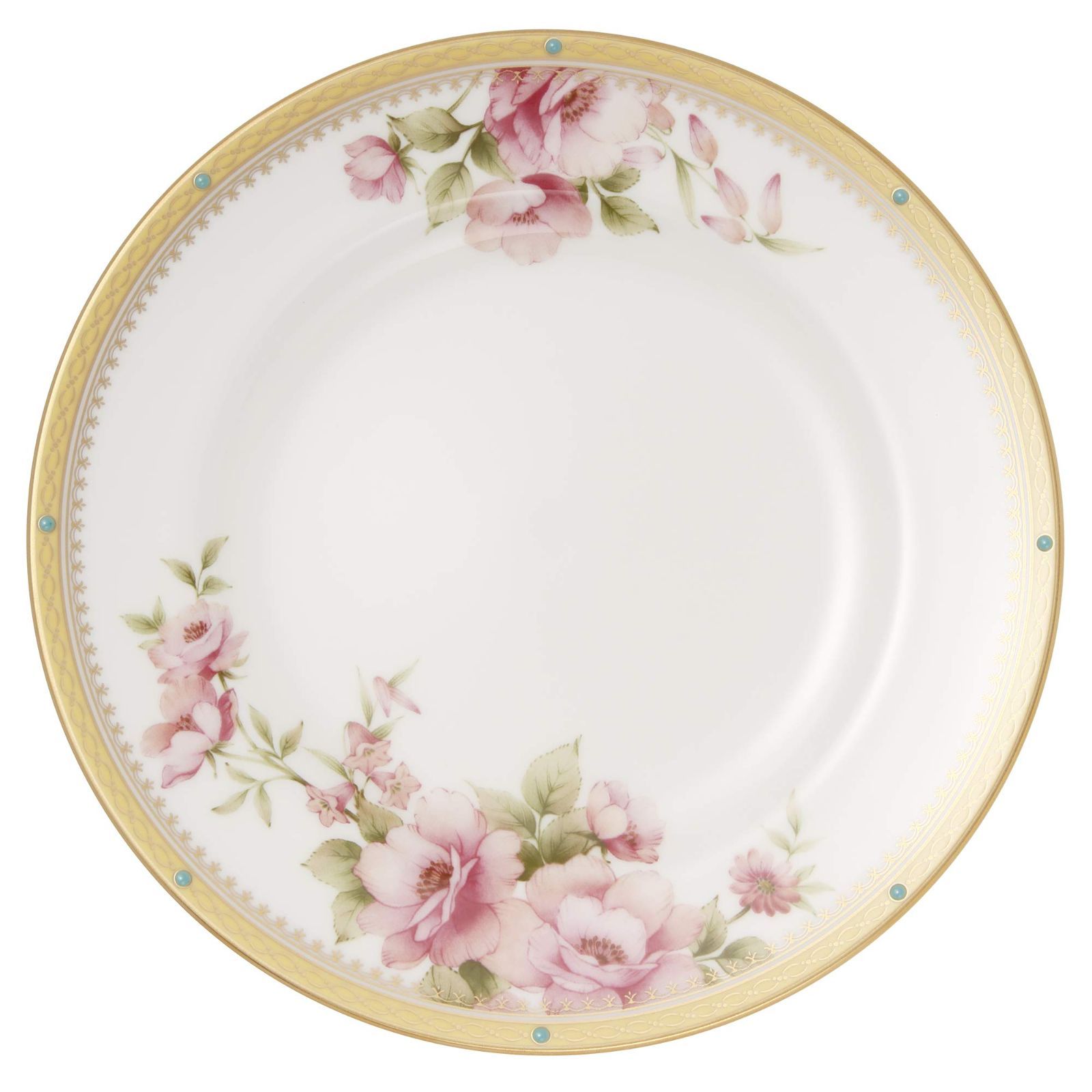 ノリタケ Noritake ハートフォード ピンク 21cmプレート 97211|4861