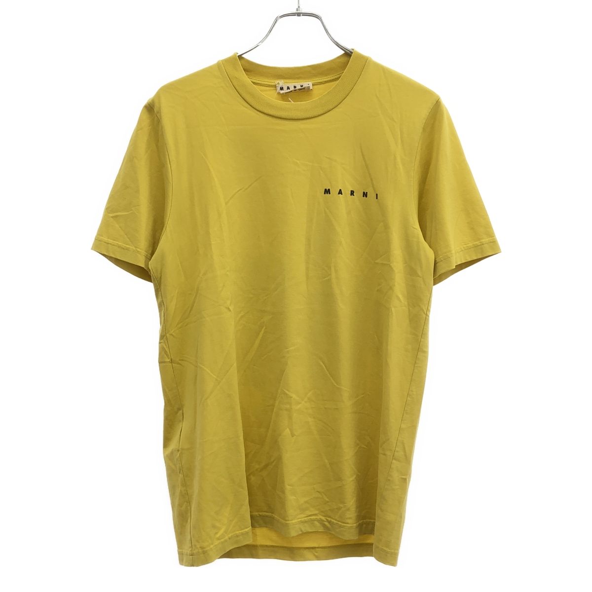 MARNI マルニ 21SS フラワープリントTシャツ HUMU0205P0 イエロー 44 