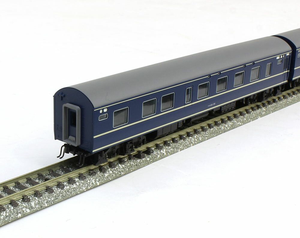 KATO 10-1725,1726 EF60+20系寝台特急あさかぜ(初期編成) 20系寝台特急「あさかぜ」（初期編成）7両増結セット 【KATO・10-1726