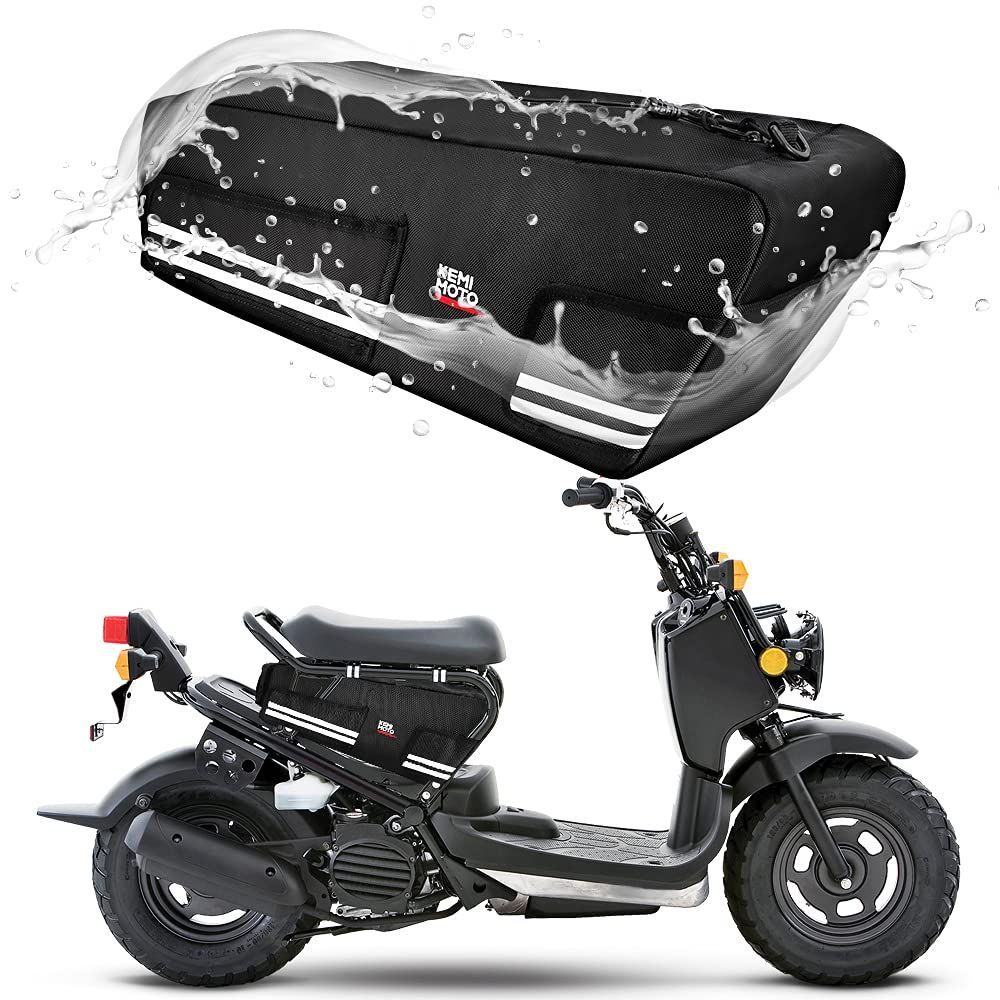 KEMIMOTO ズーマー 収納 撥水 ズーマー カスタムパーツ ズーマー バッグ Ruckus NPS50 ズーマー 収納ボックス zoomer ズーマー|Zoomer Ruckus NPS50 2003-2025年式 ブラック