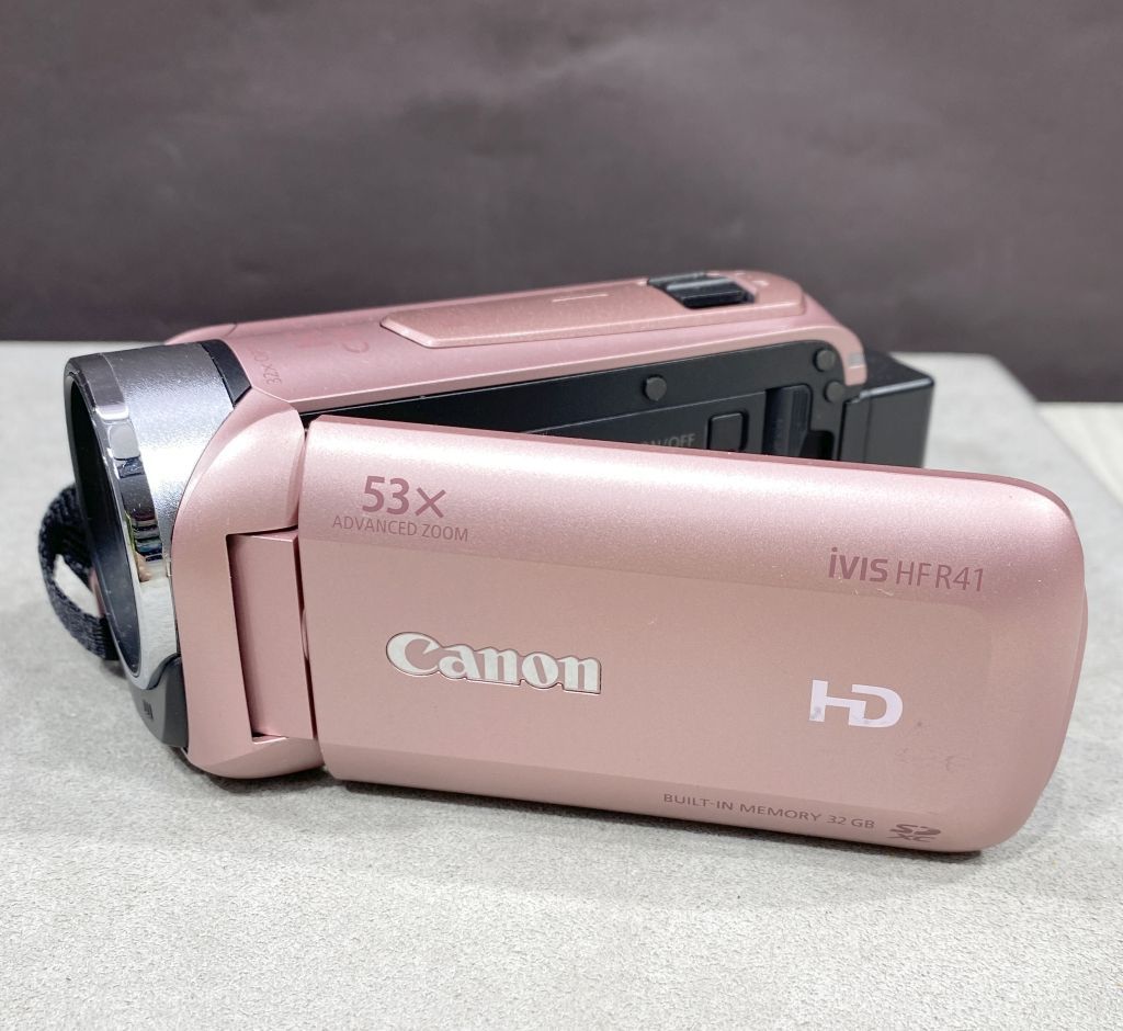 Canon iVIS HF R41 ピンク ジャンク品ご覧いただきありがとうござい