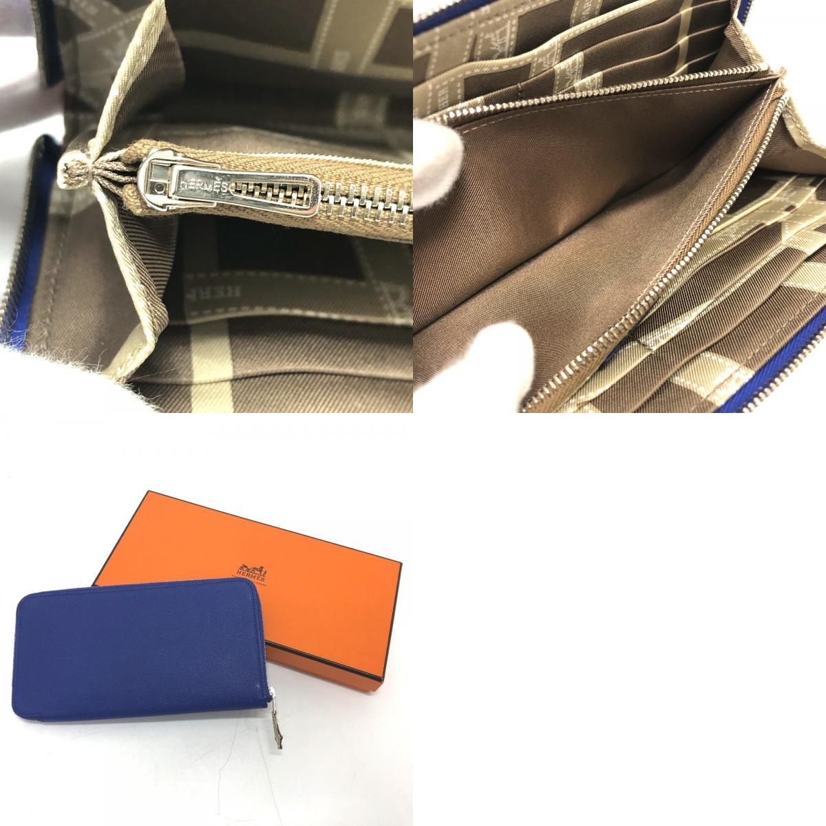 HERMES エルメス 長財布 アザップロング シルクイン ヴォー
