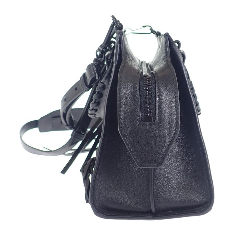 【美品】  BALENCIAGA / バレンシアガ | ネオクラシックシティ XS 2way レザー ショルダーバッグ / 696495 | ブラック | レディース 美品】 BALENCIAGA / バレンシアガ | ネオクラシックシティ XS 2way