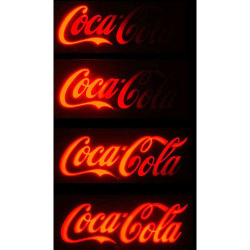 COCA-COLA BRAND コカコーラブランド LEDサイン「レタリング LEDサイン」 PJ-LED02 アメリカ雑貨 アメリカン雑貨