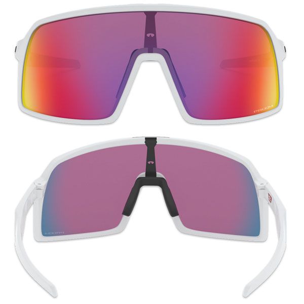 オークリー サングラス ストロ スポーツ OAKLEY SUTRO S Fream Matte White Lens Prizm Road