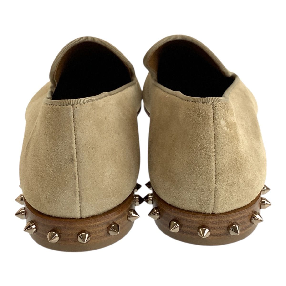 【Christian Louboutin】スエード ローファー ベージュ Christian Louboutin】スエード ローファー ベージュ