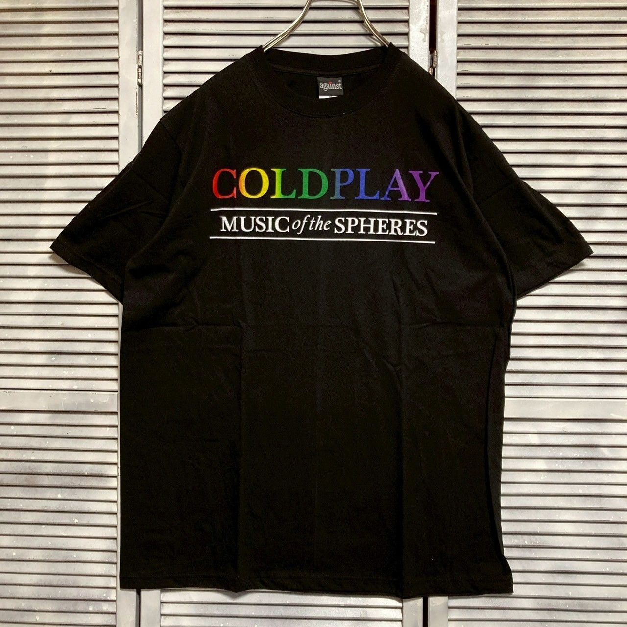 ⭐︎ コールドプレイ COLD PLAY T 黒 バンド ミュージック ロック