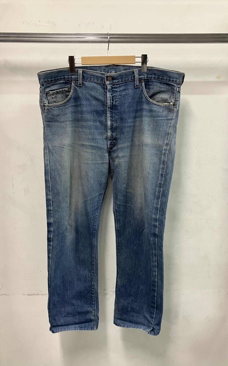 LEVI S リーバイス 502 TALON42 W40～ ボタン裏5 ジーンズ ブルー 品質タグ不明瞭 サイズ不明 汚れ 破れ