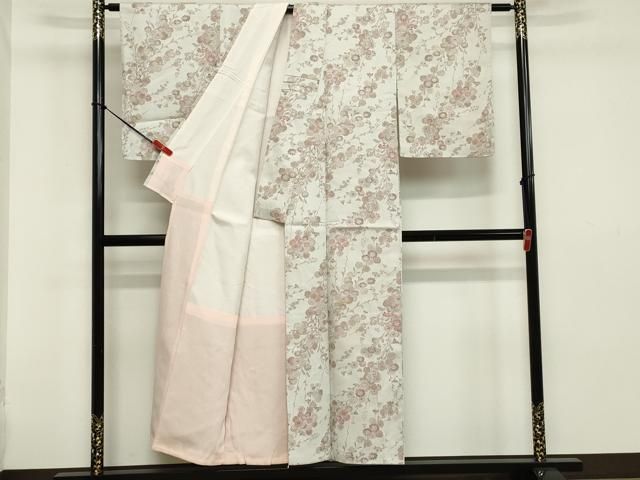 平和屋着物□上質な紬 草花文 銀糸 正絹 逸品 DAAX5160cd - メルカリ