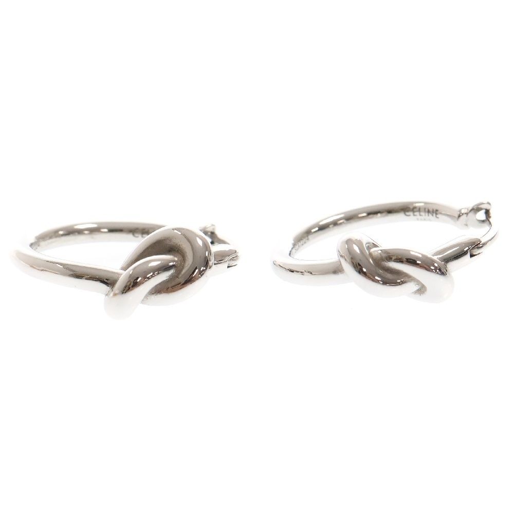 【CELINE】ノット スモールフープ(シルバー) セリーヌ CELINE ノット 新品仕上済 ロジウムフィニッシュ Hoops 【CELINE】ノット スモールフープ(シルバー) セリーヌ CELINE ノット 新品仕上済 ロジウムフィニッシュ Hoops