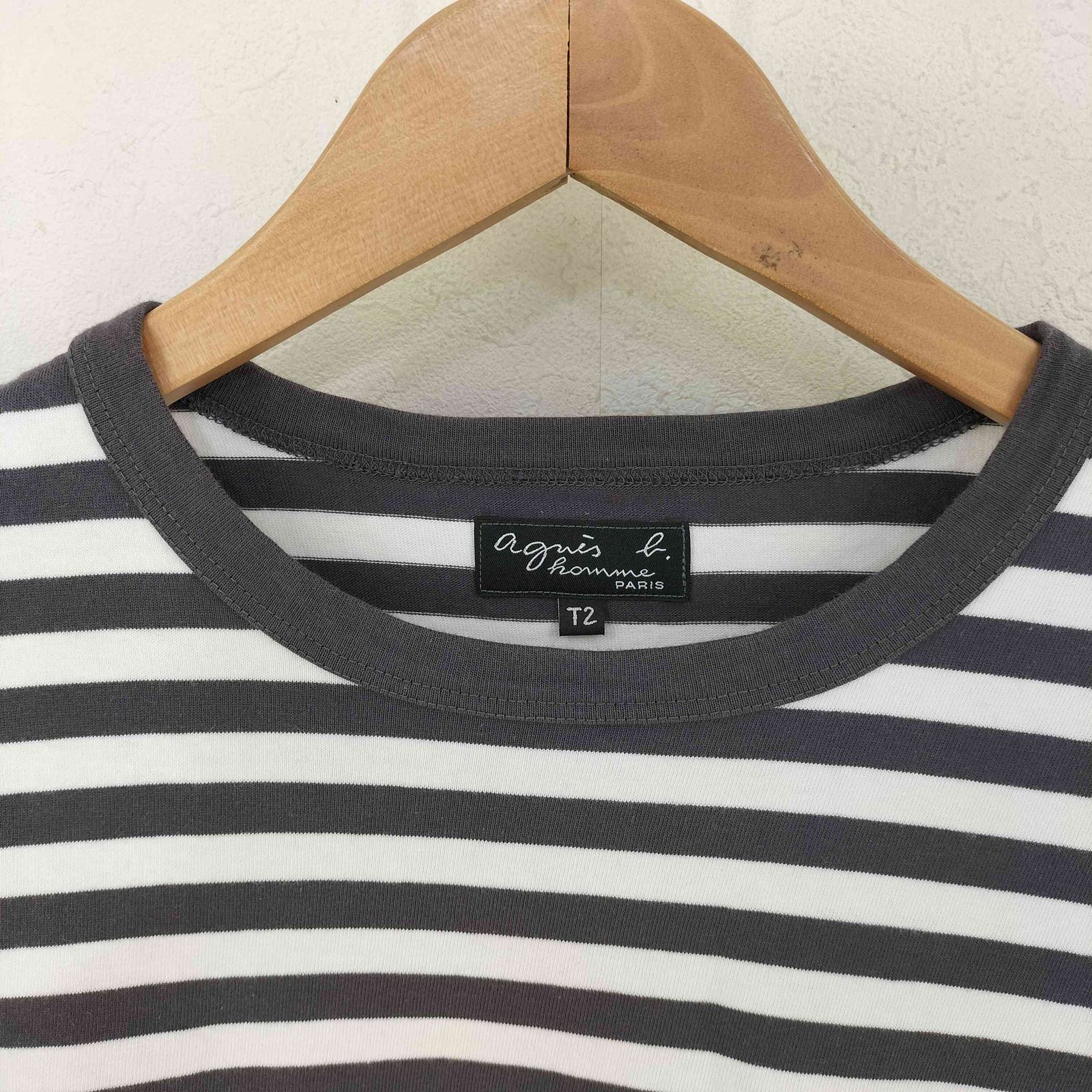 90s archive agnes.b l/s ボーダー ロンt 白タグ 90s archive agnes.b l/s ボーダー ロンt 白タグ - メルカリ